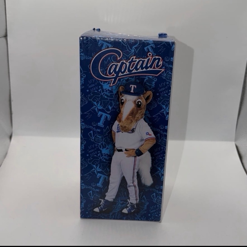 NEW Golden Chick 2023 20th Anniversary Texas Rangers Captain Bobblehead